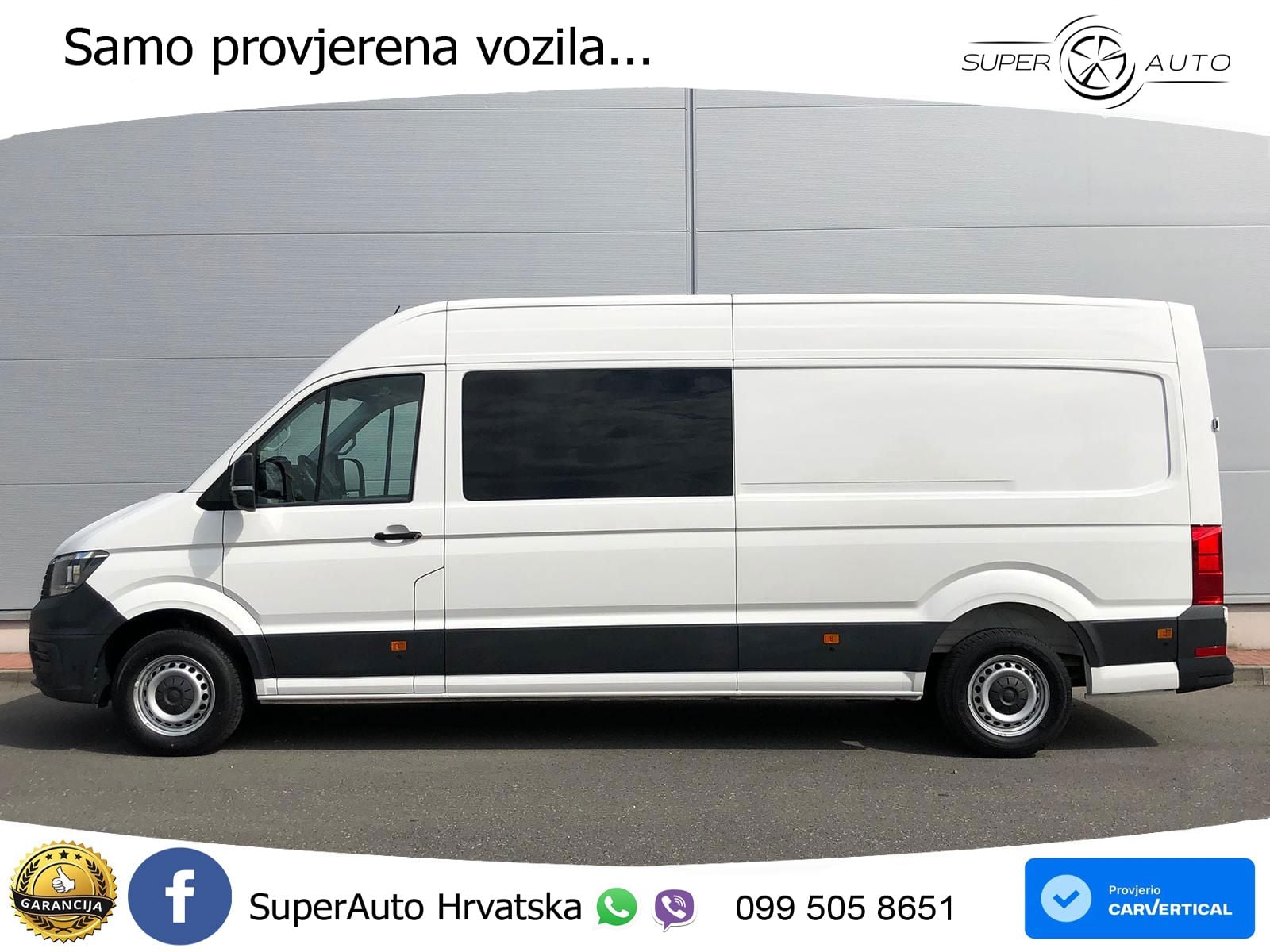 Volkswagen Crafter MIXTO 35 L4H3 NAV AHK oh.Schäden 5J.Gar 177 KS