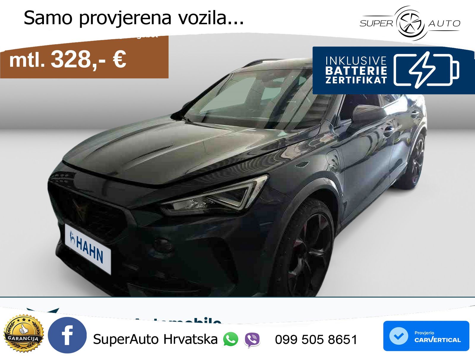 Cupra Formentor 1.4 TSI (245 KS) e-Hybrid DSG VZ LED+GR SJED+ACC