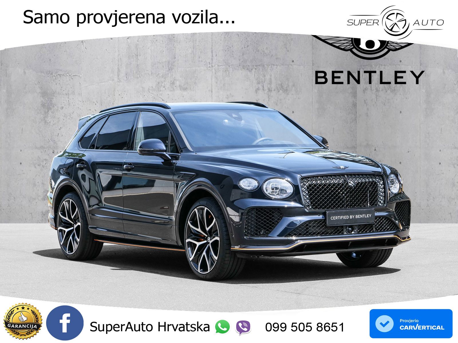 Bentley Bentayga Speed 4.0 V8 (650 KS) AWD Automatic LED+GR SJED+ACC