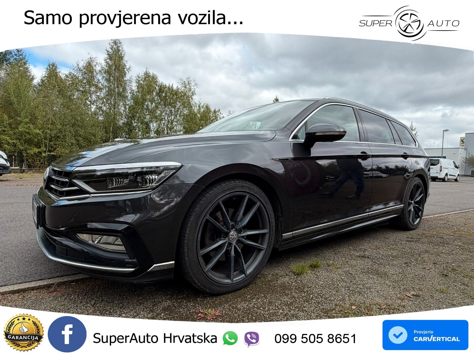 Volkswagen Passat Variant 2.0 TDI (190 KS) 4MOTION DSG R-Line LED+GR SJED+ACC