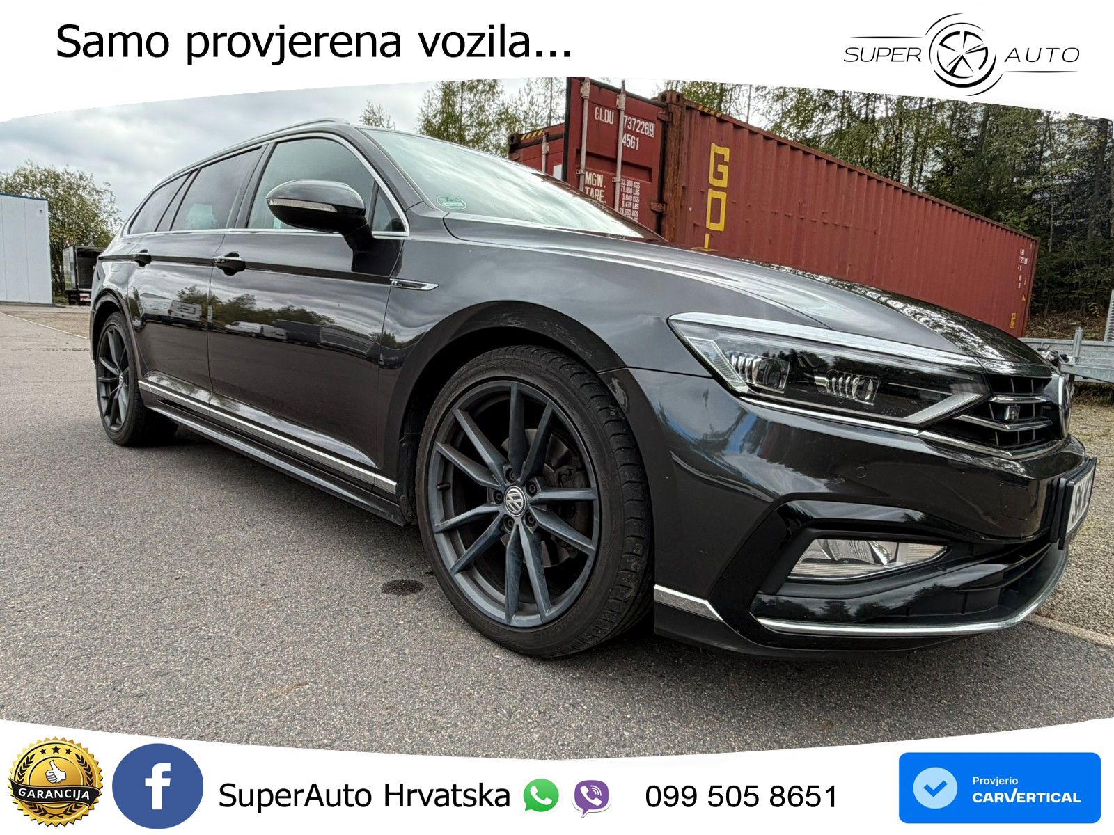 Volkswagen Passat Variant 2.0 TDI (190 KS) 4MOTION DSG R-Line LED+GR SJED+ACC