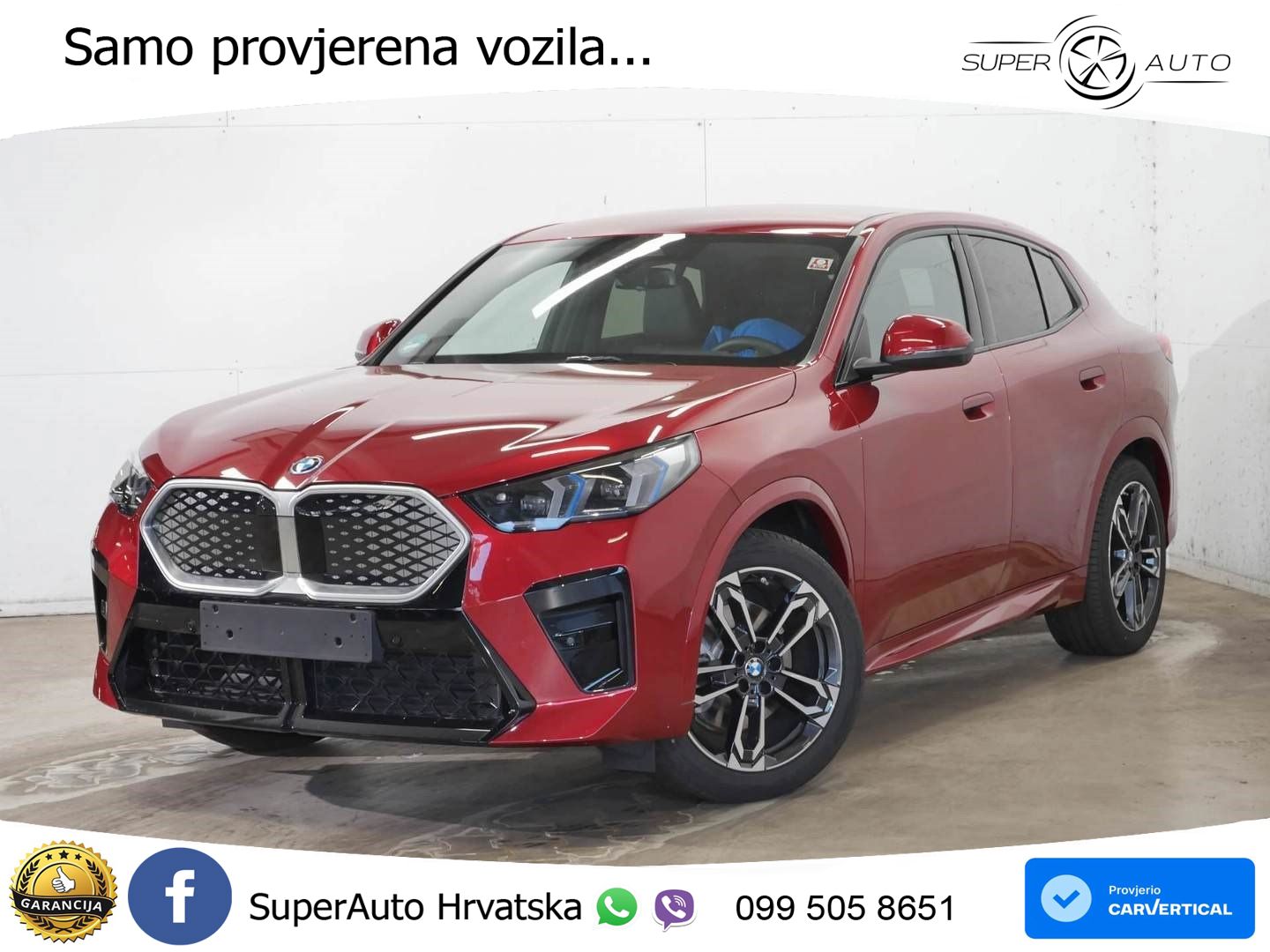 BMW iX2 66.5 kWh (313 KS) xDrive30 M Sport LED+GR SJED+ACC