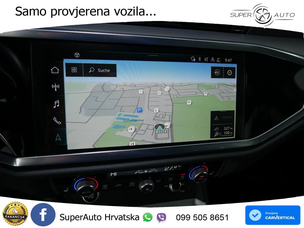 Audi Q3 Sportback 40 TDI (200 KS) quattro S tronic LED+GR SJED+ACC