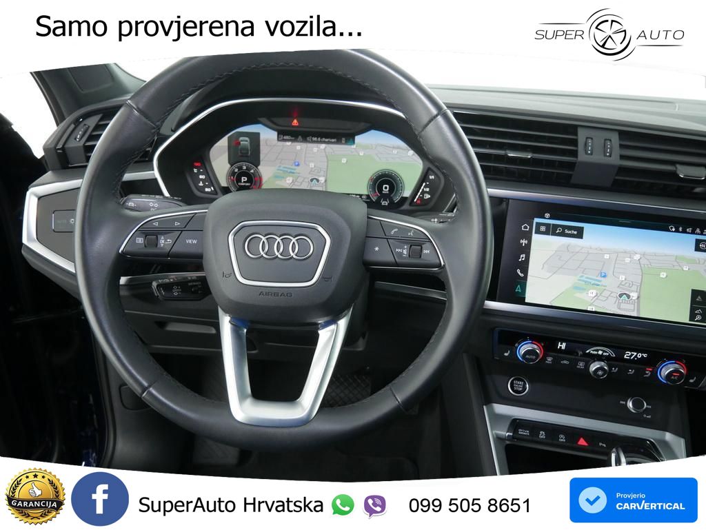 Audi Q3 Sportback 40 TDI (200 KS) quattro S tronic LED+GR SJED+ACC