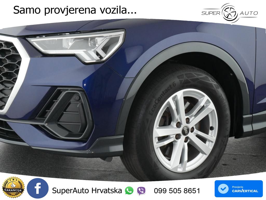 Audi Q3 Sportback 40 TDI (200 KS) quattro S tronic LED+GR SJED+ACC