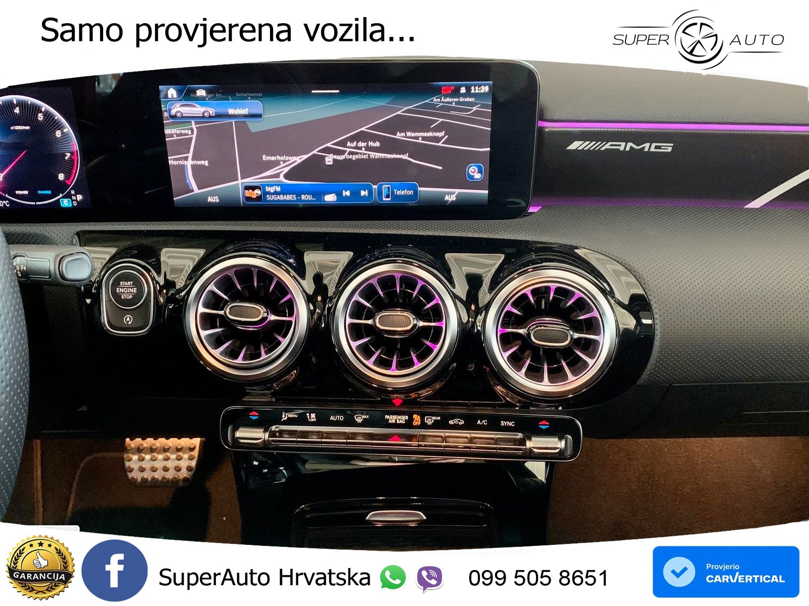 Mercedes-Benz AMG A 35 4MATIC AMG SPEEDSHIFT DCT LED+GR SJED+ACC