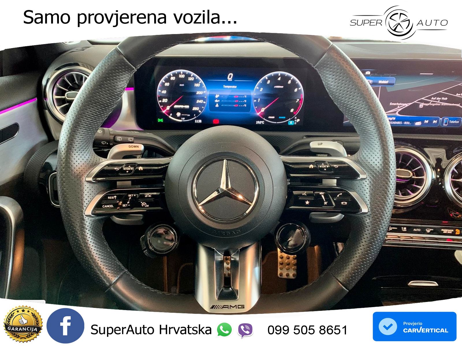 Mercedes-Benz AMG A 35 4MATIC AMG SPEEDSHIFT DCT LED+GR SJED+ACC
