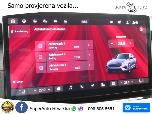 Škoda Octavia Combi RS 2.0 TSI (265 KS) DSG MATRIX+GR SJED+KAM