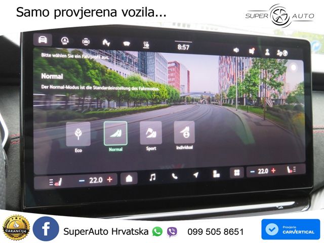 Škoda Octavia Combi RS 2.0 TSI (265 KS) DSG MATRIX+GR SJED+KAM