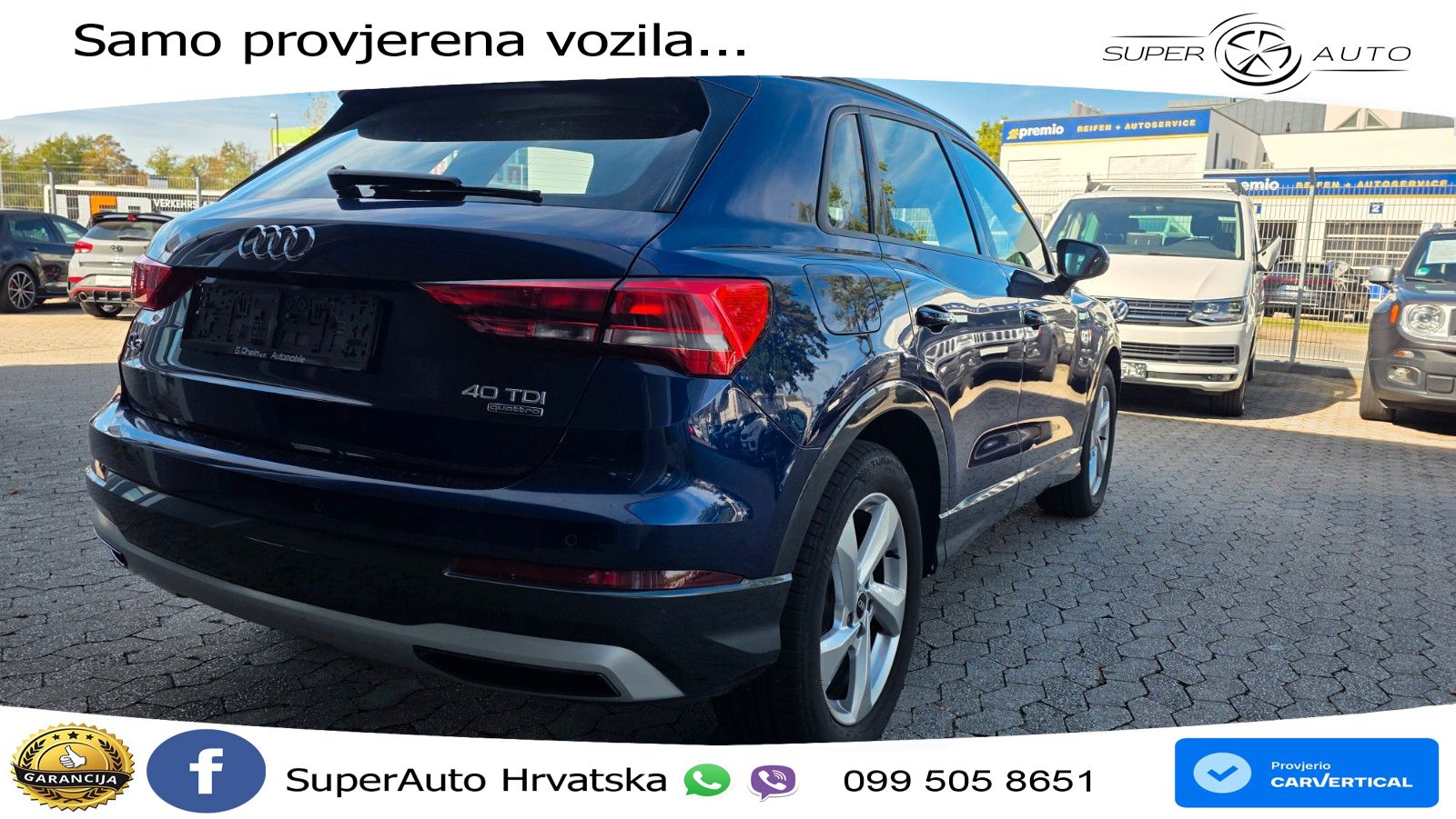 Audi Q3 40 TDI (200 KS) quattro S tronic S line LED+GR SJED+ACC