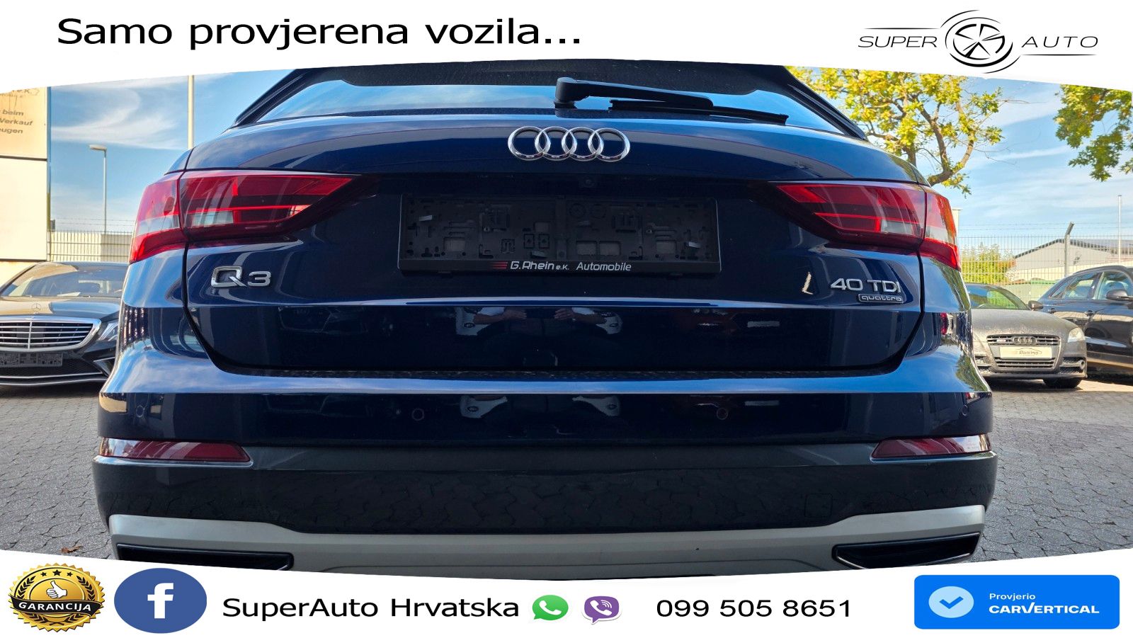 Audi Q3 40 TDI (200 KS) quattro S tronic S line LED+GR SJED+ACC