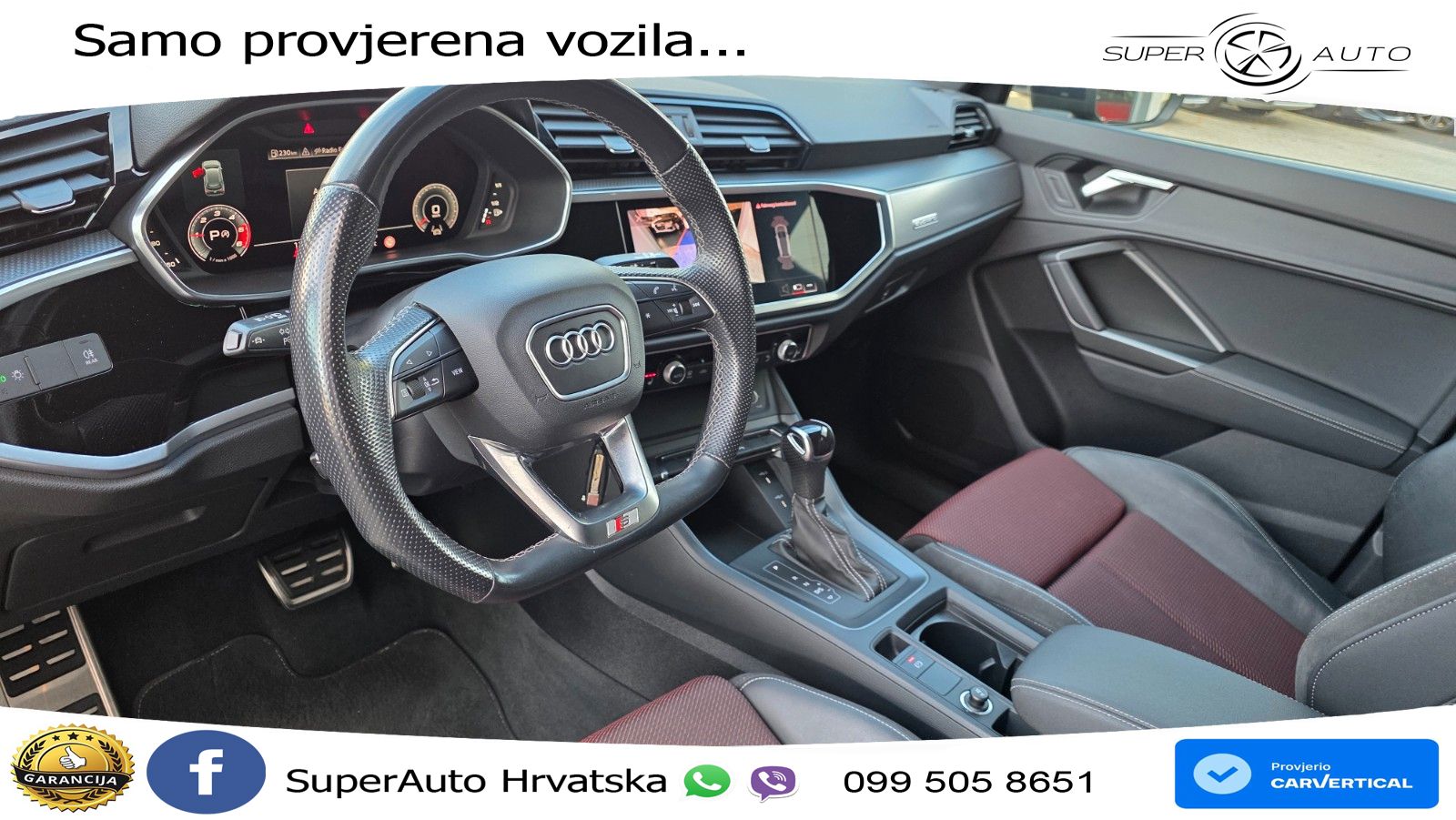 Audi Q3 40 TDI (200 KS) quattro S tronic S line LED+GR SJED+ACC