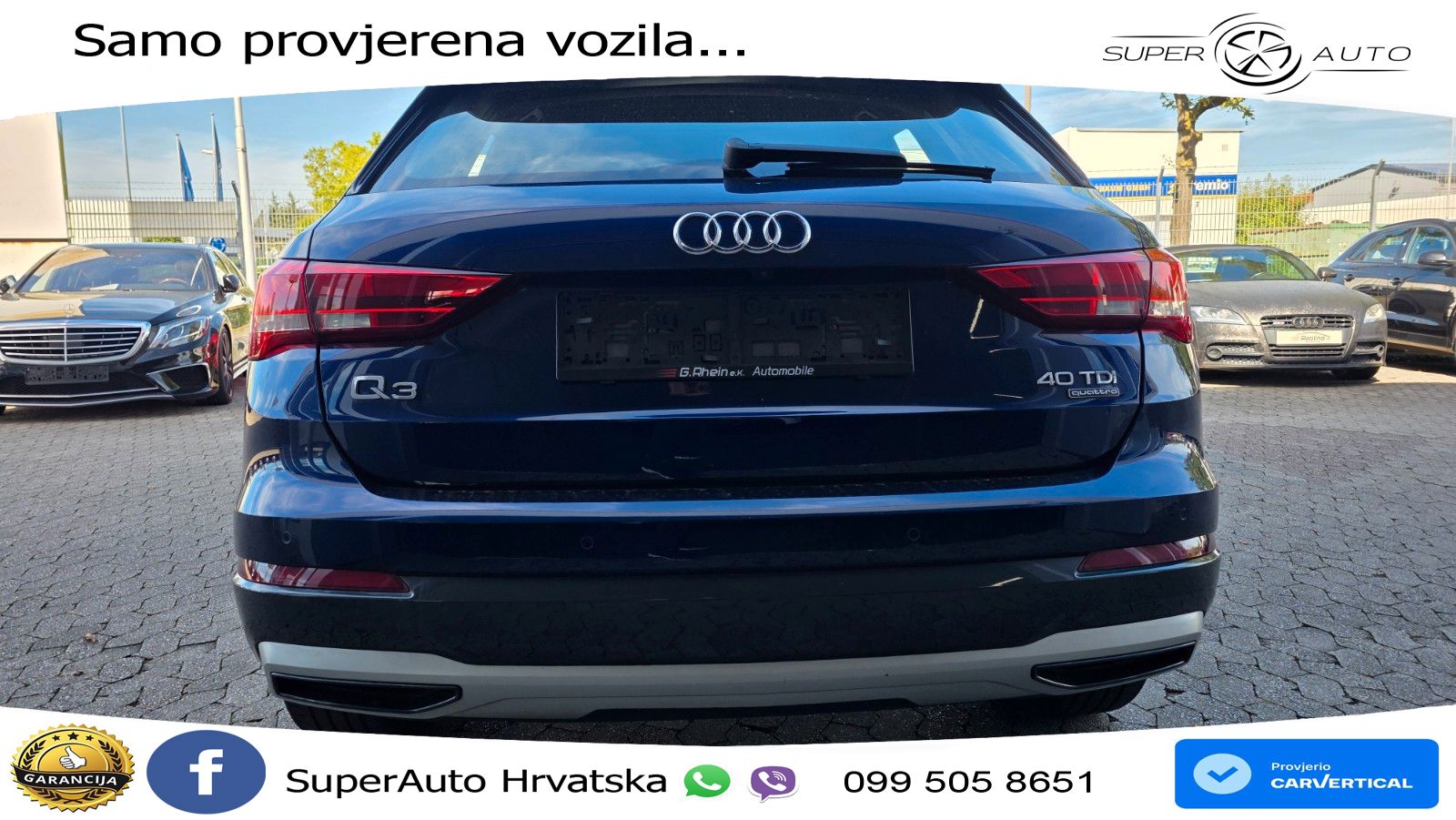 Audi Q3 40 TDI (200 KS) quattro S tronic S line LED+GR SJED+ACC