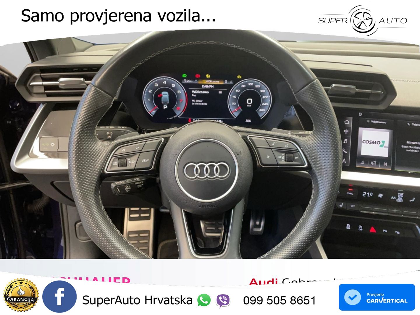Audi A3 40 TFSI (190 KS) quattro S tronic S line