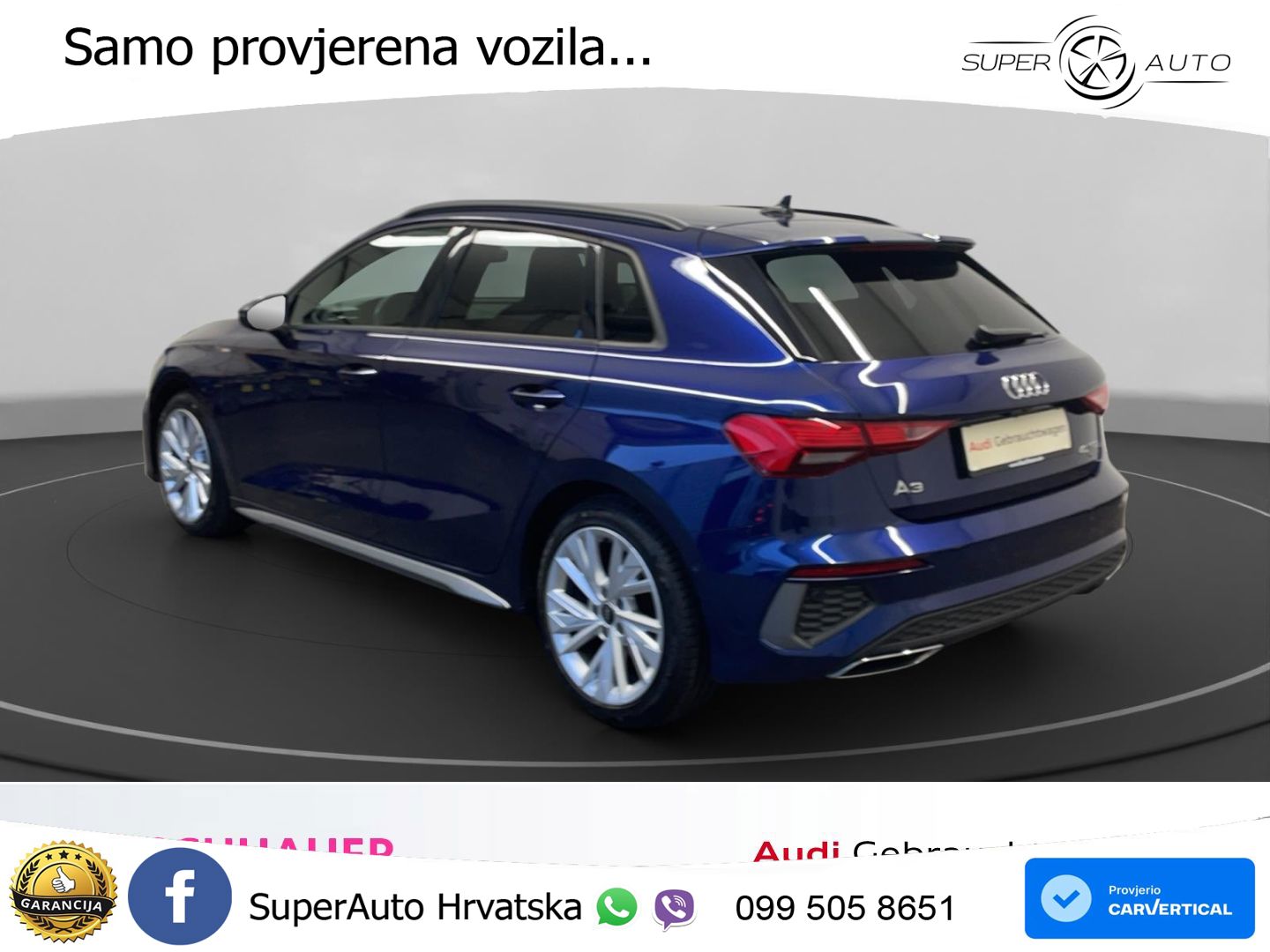 Audi A3 40 TFSI (190 KS) quattro S tronic S line