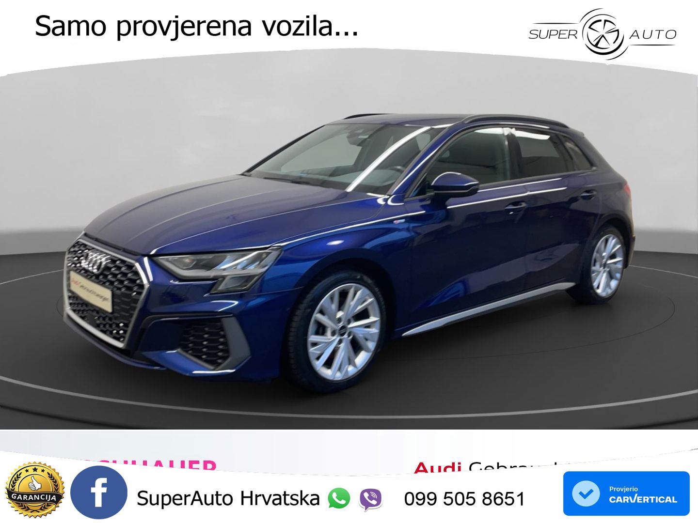 Audi A3 40 TFSI (190 KS) quattro S tronic S line