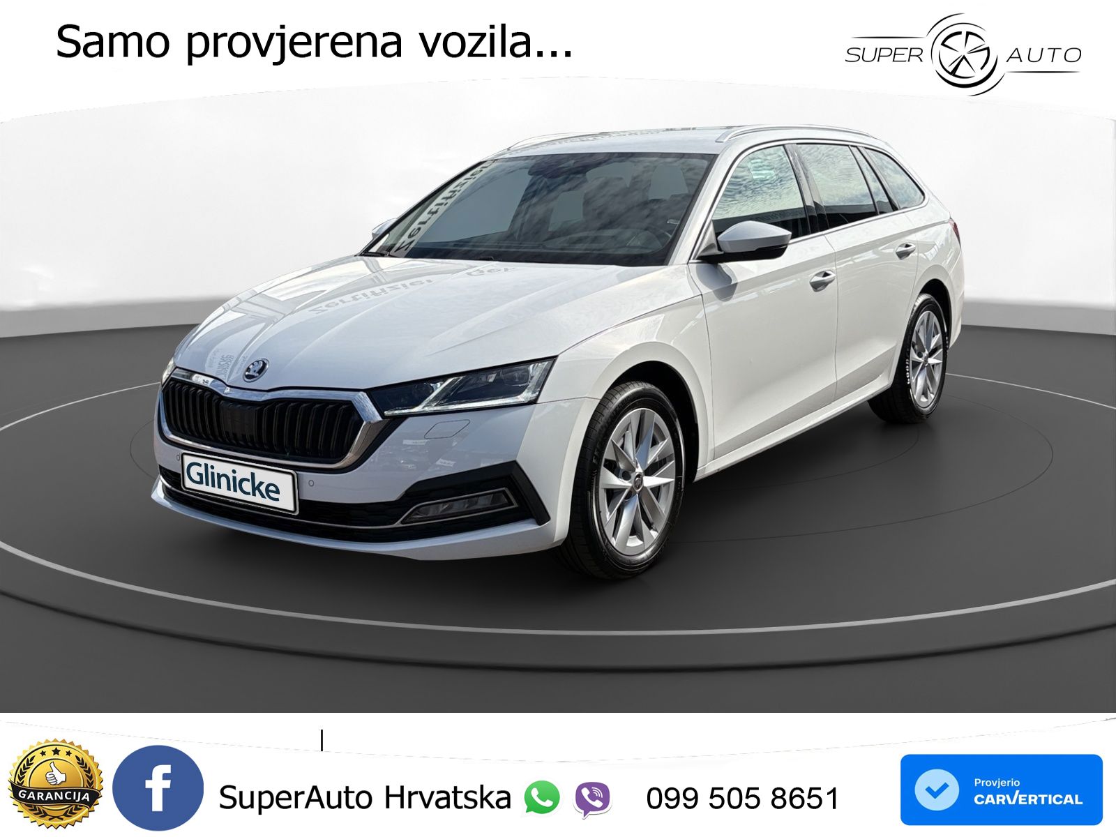 Škoda Octavia Combi 2.0 TDI (150 KS) LED+GR SJED+ACC