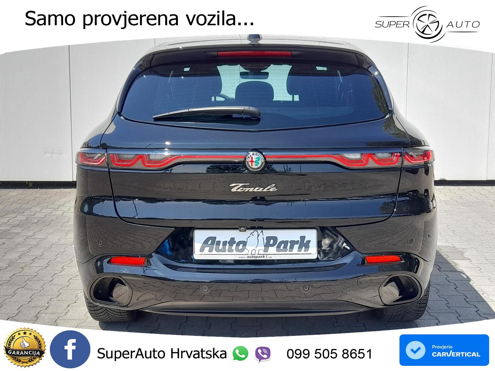 Alfa Romeo Tonale 1.5 VGT (160 KS) 48V-Hybrid TCT LED+GR SJED+ACC