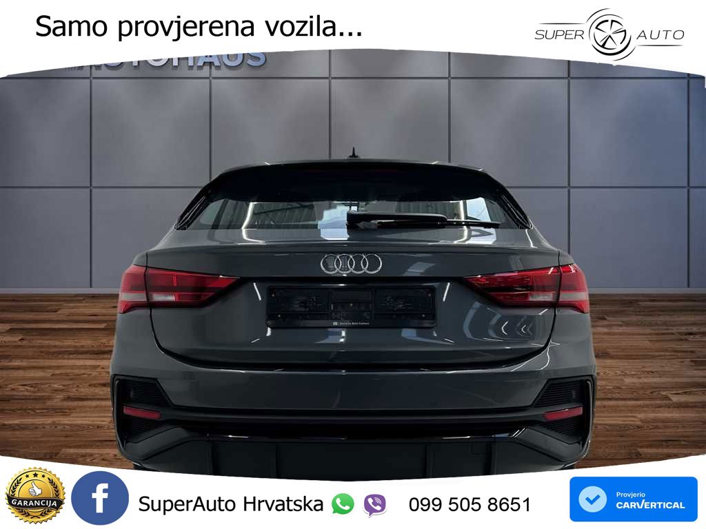 Audi Q3 Sportback 35 TFSI (150 KS) S tronic S line LED+GR SJED+ACC