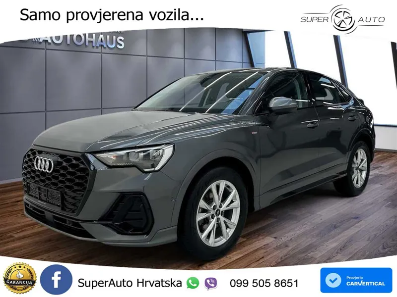 Audi Q3 Sportback 35 TFSI (150 KS) S tronic S line LED+GR SJED+ACC