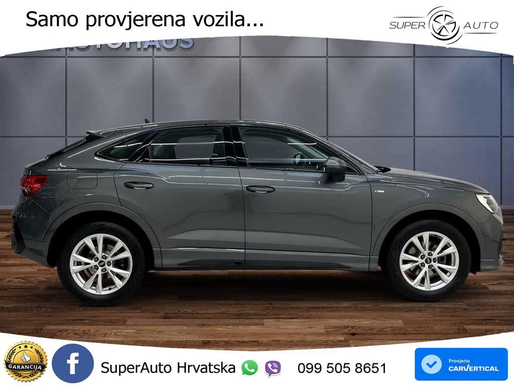 Audi Q3 Sportback 35 TFSI (150 KS) S tronic S line LED+GR SJED+ACC