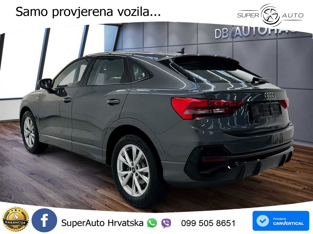 Audi Q3 Sportback 35 TFSI (150 KS) S tronic S line LED+GR SJED+ACC