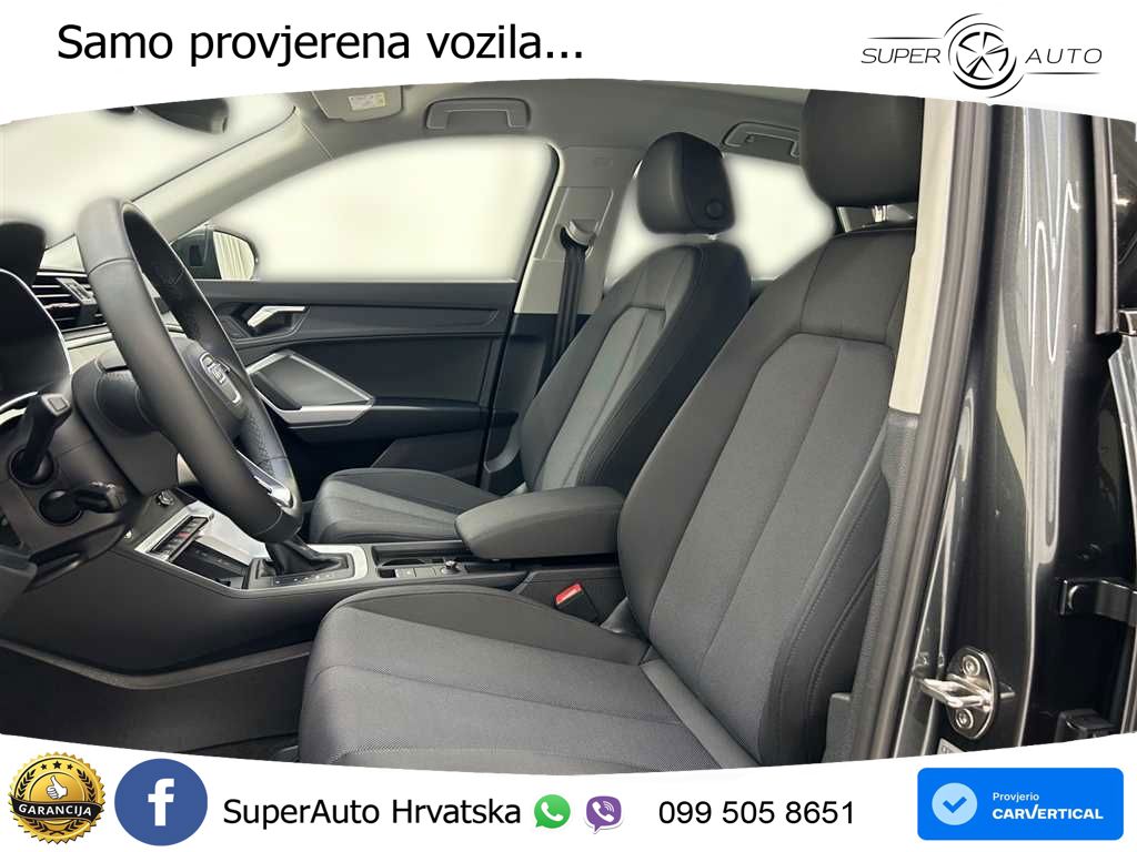 Audi Q3 Sportback 35 TFSI (150 KS) S tronic S line LED+GR SJED+ACC