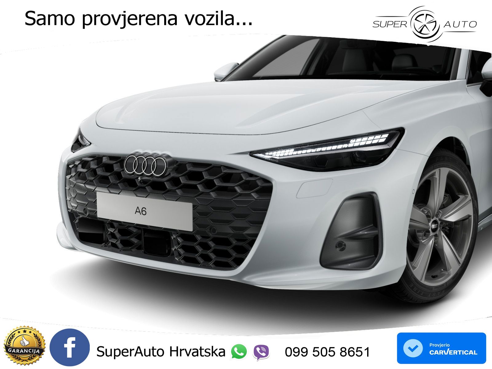Audi A6 2.0 TDI (204 KS) quattro S tronic LED+GR SJED+ACC