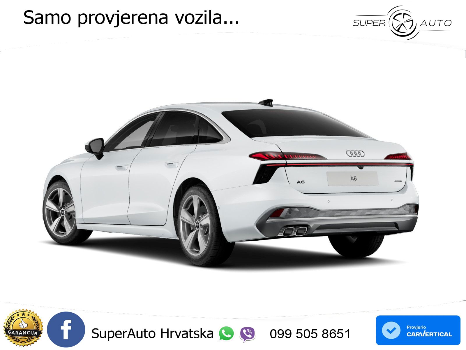 Audi A6 2.0 TDI (204 KS) quattro S tronic LED+GR SJED+ACC