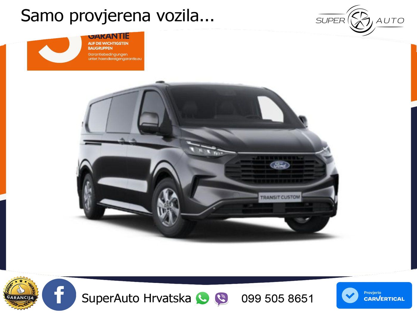 Ford Transit Custom MultiCab Limited 320 L2 Aut. AHK* 136 KS