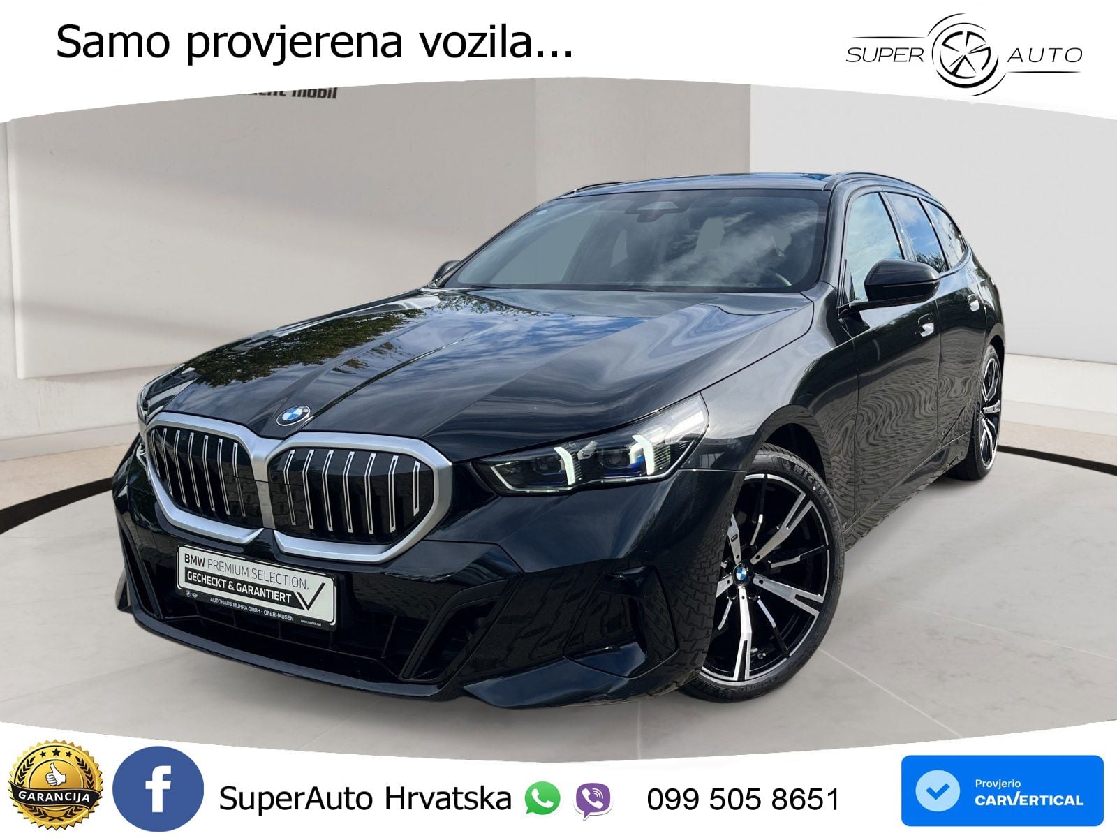 BMW 520d Touring (197 KS) xDrive Steptronic M Sport ACC+HEAD+4xGR SJED+360+PANO