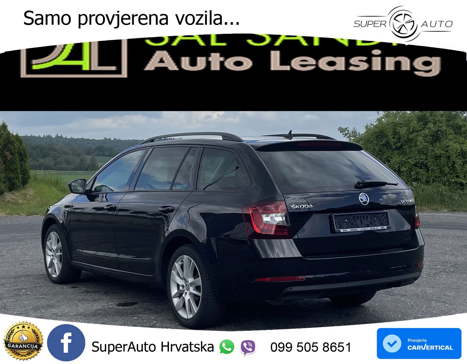 Škoda Octavia Combi 2.0 TDI (150 KS) DSG LED+GR SJED+ACC