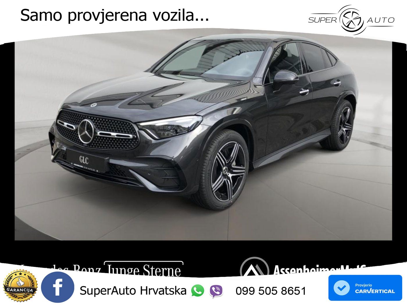 Mercedes GLC Coupe 300d (269 KS) 4MATIC 9G-TRONIC Night paket ACC+GR SJED+360+PANO