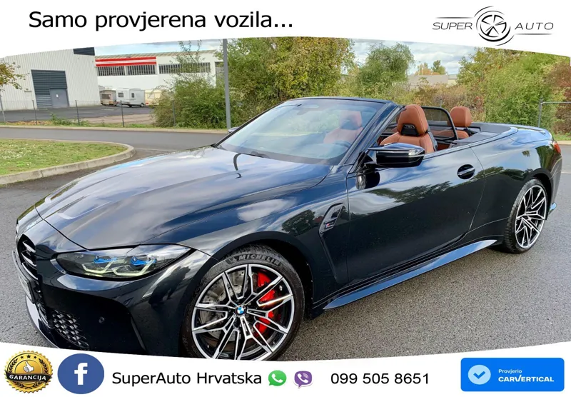 BMW M4 Convertible Competition 3.0 (510 KS) xDrive Steptronic LED+GR SJED+ACC