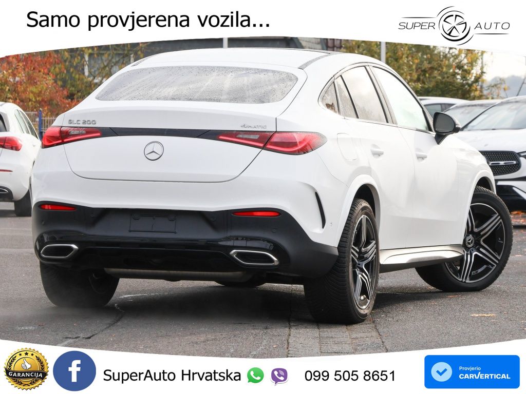 Mercedes GLC Coupe 200 (204 KS) 4MATIC 9G-TRONIC AMG ACC+GR SJED+360+PANO