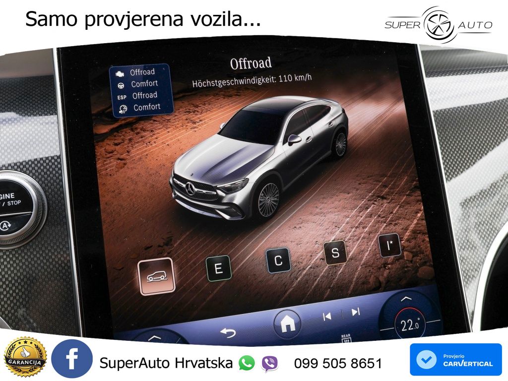 Mercedes GLC Coupe 200 (204 KS) 4MATIC 9G-TRONIC AMG ACC+GR SJED+360+PANO