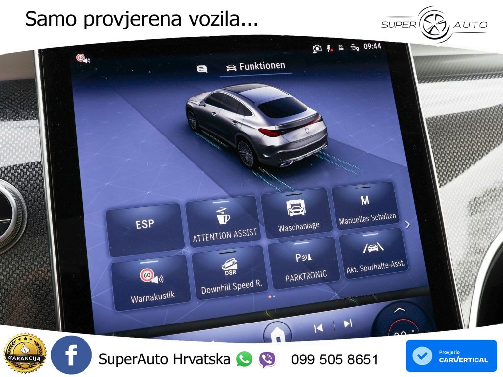 Mercedes GLC Coupe 200 (204 KS) 4MATIC 9G-TRONIC AMG ACC+GR SJED+360+PANO
