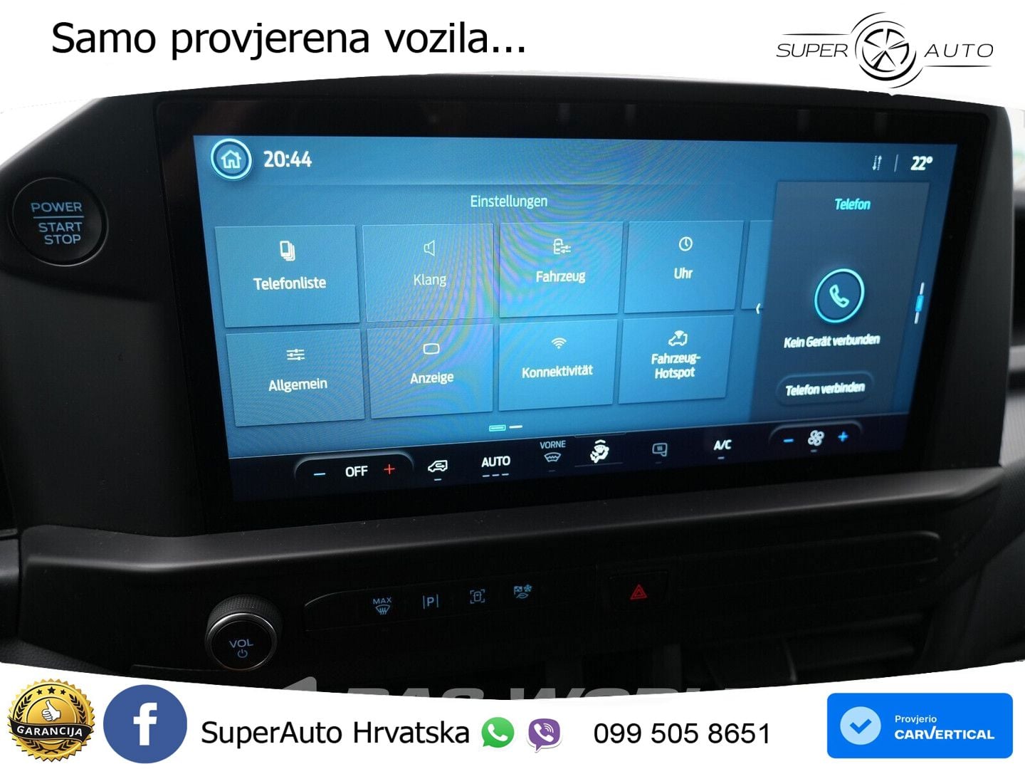 Ford Transit Custom 110pk !!Engine broken!! L2 Lang A 110 KS