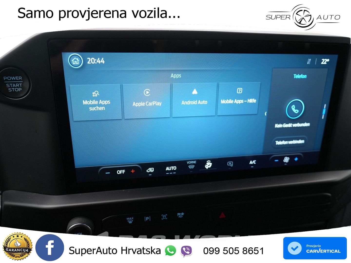 Ford Transit Custom 110pk !!Engine broken!! L2 Lang A 110 KS