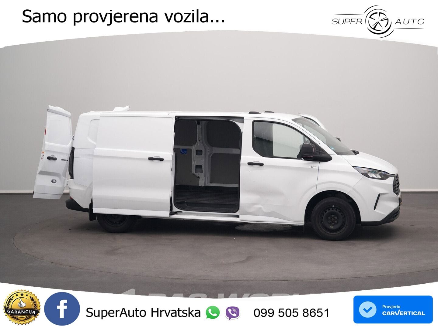 Ford Transit Custom 110pk !!Engine broken!! L2 Lang A 110 KS