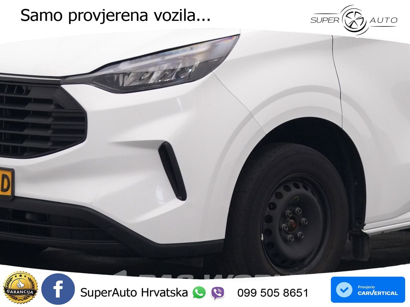 Ford Transit Custom 110pk !!Engine broken!! L2 Lang A 110 KS