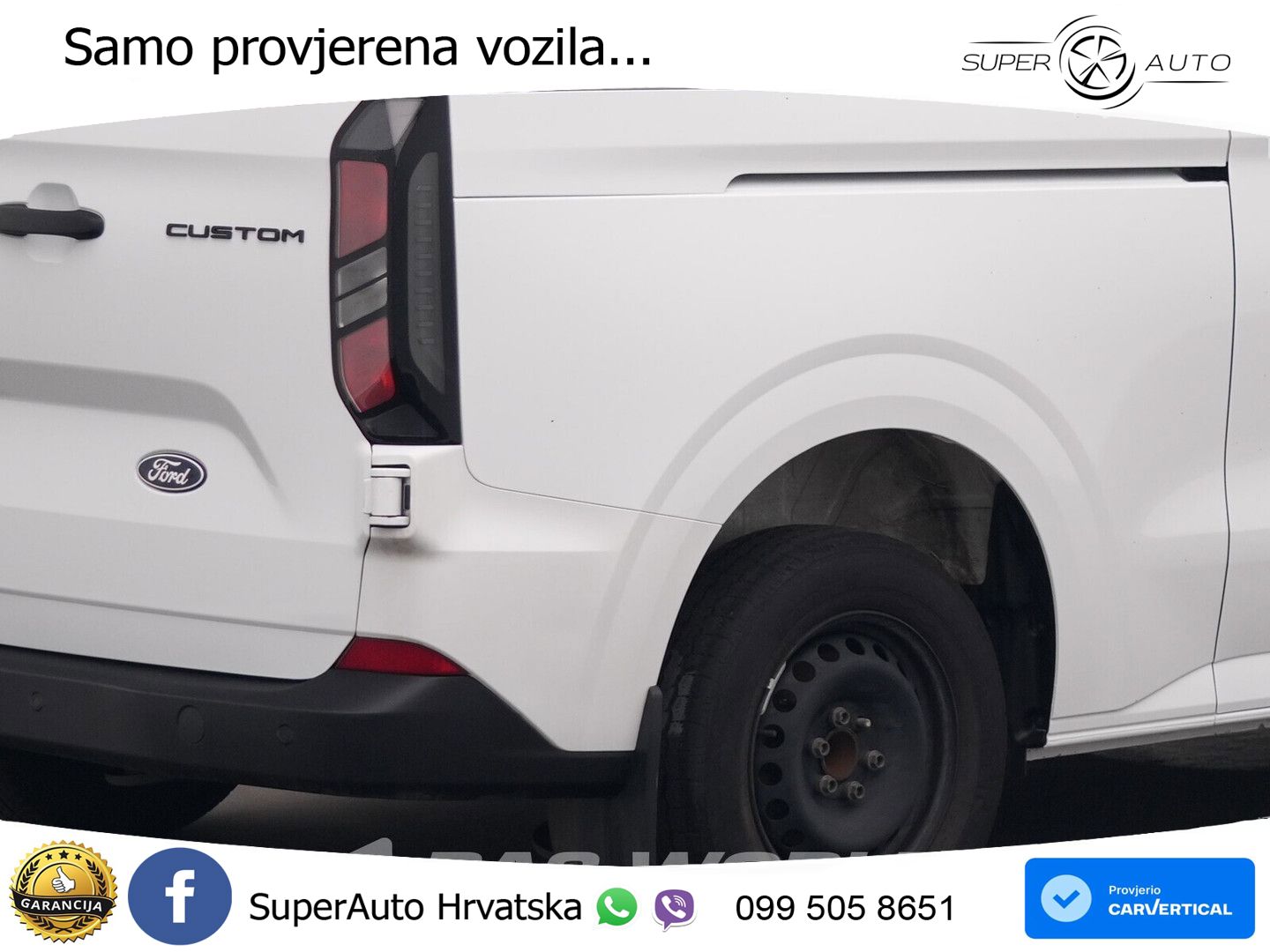 Ford Transit Custom 110pk !!Engine broken!! L2 Lang A 110 KS