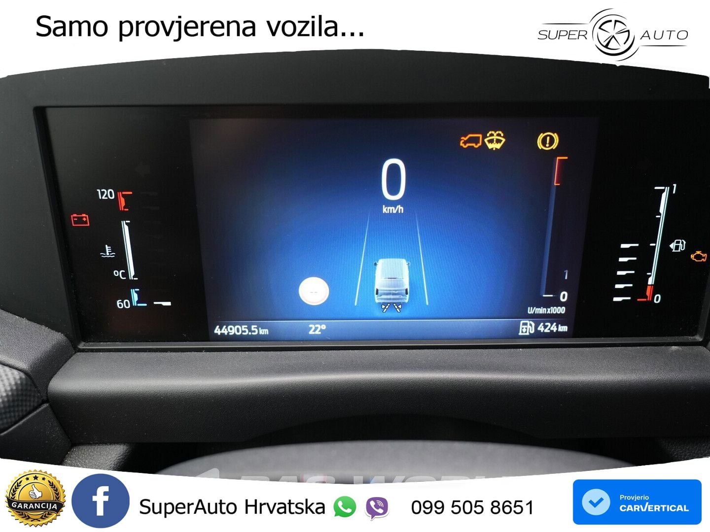 Ford Transit Custom 110pk !!Engine broken!! L2 Lang A 110 KS