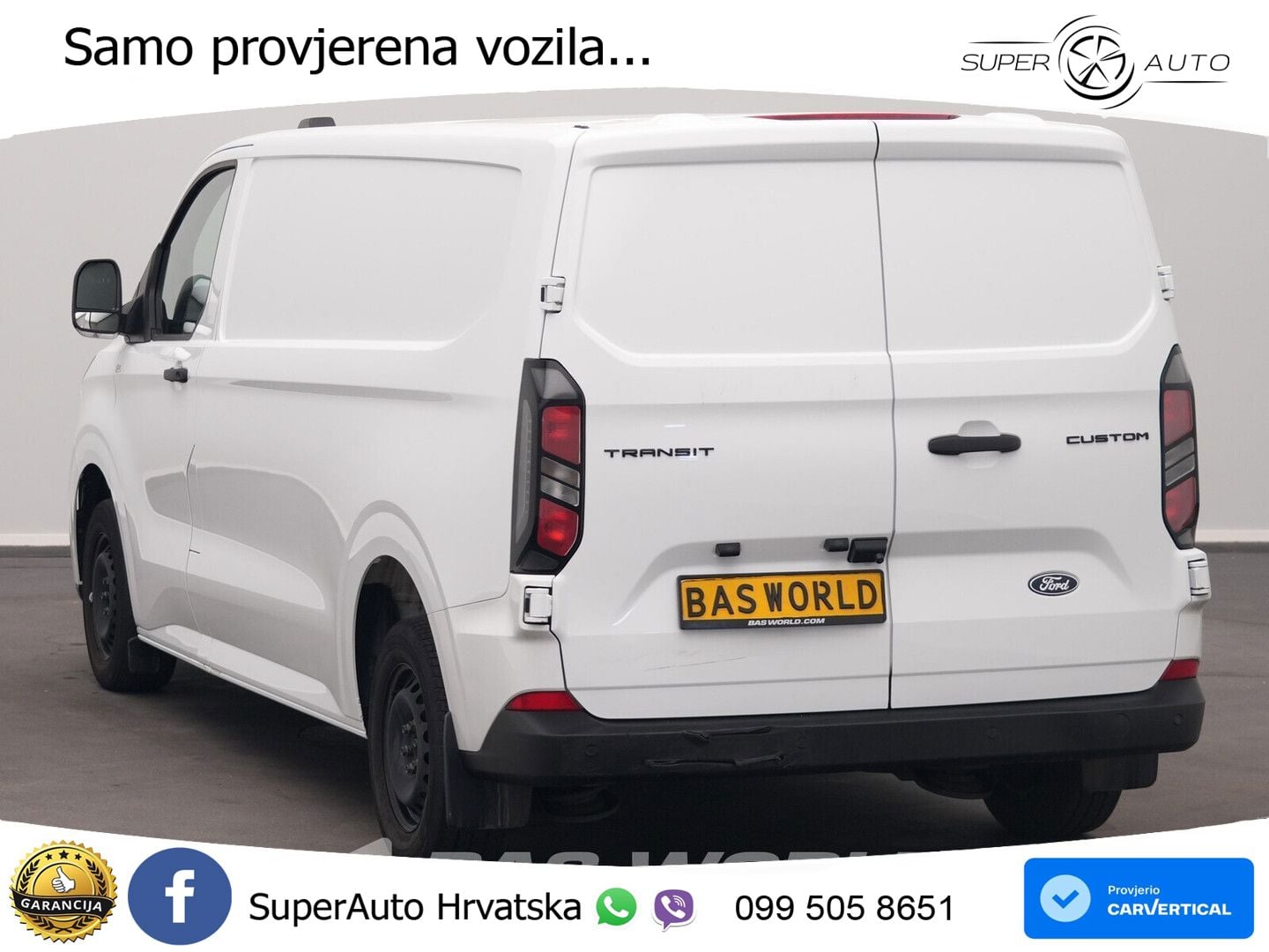 Ford Transit Custom 110pk !!Engine broken!! L2 Lang A 110 KS