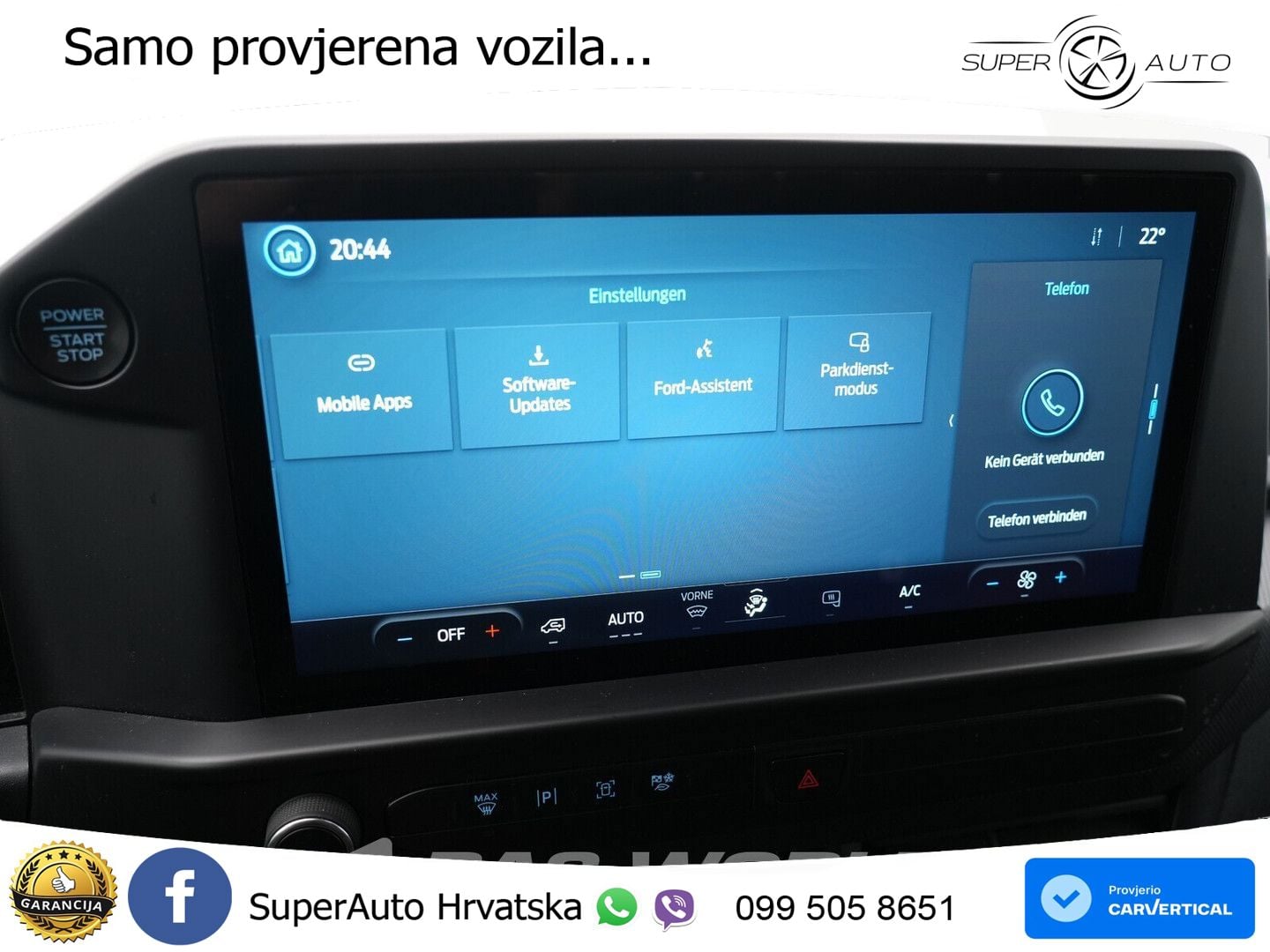 Ford Transit Custom 110pk !!Engine broken!! L2 Lang A 110 KS