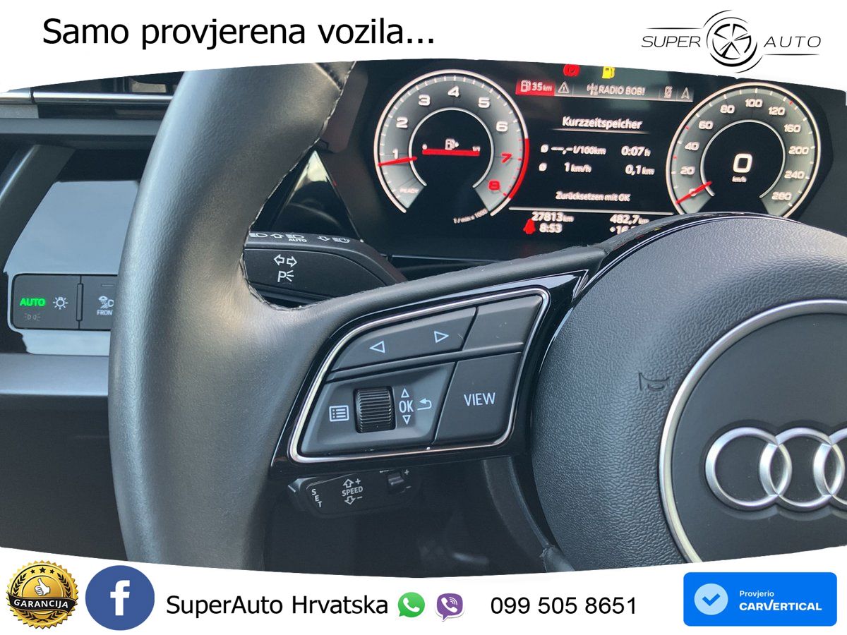 Audi A3 30 TFSI (116 KS) advanced LED+GR SJED+ACC