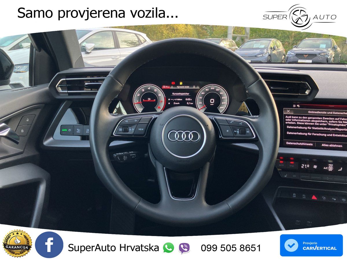 Audi A3 30 TFSI (116 KS) advanced LED+GR SJED+ACC