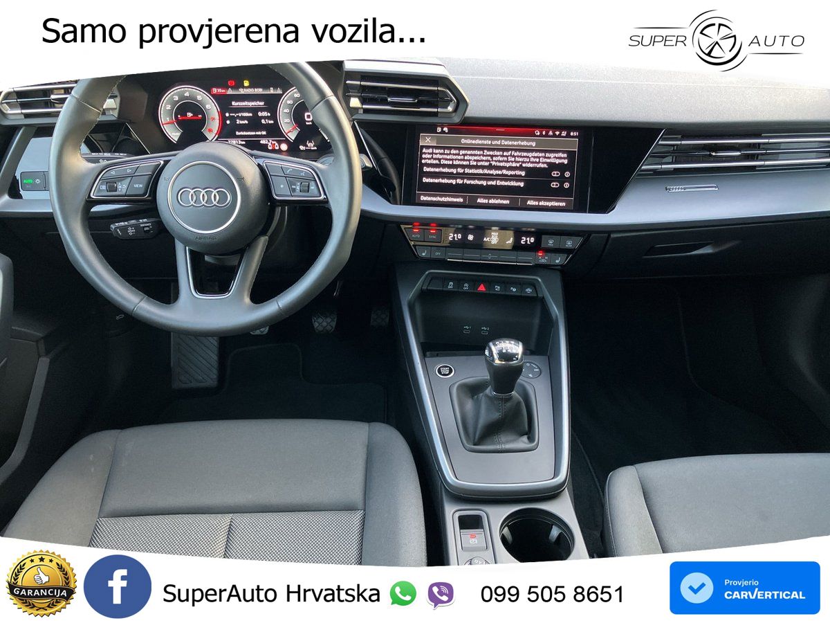 Audi A3 30 TFSI (116 KS) advanced LED+GR SJED+ACC