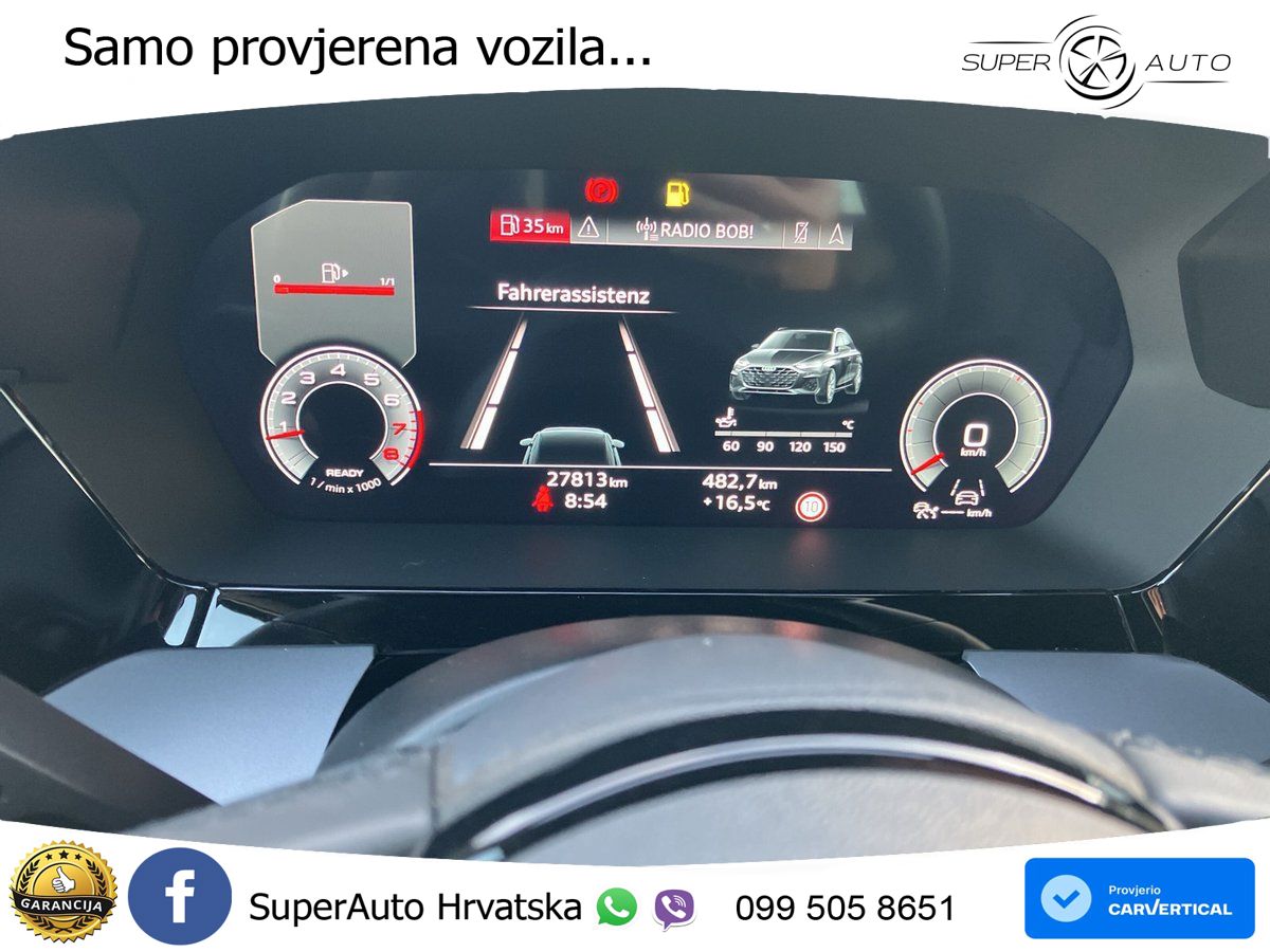 Audi A3 30 TFSI (116 KS) advanced LED+GR SJED+ACC