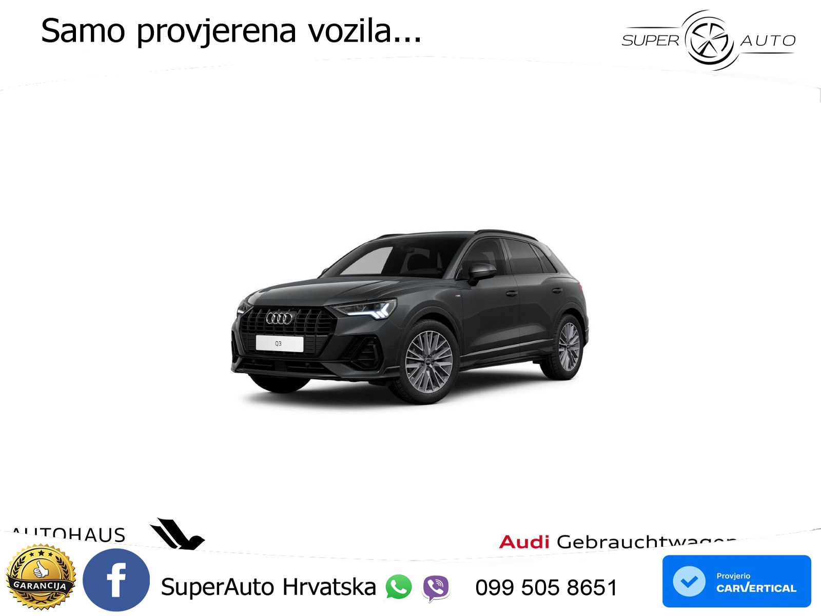 Audi Q3 35 TFSI (150 KS) S tronic S line LED+GR SJED+ACC